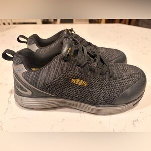 KEEN UTILITY® SPARTA WOMENS ALUMINUM TOE (Lighter than steel) WORK SHOE- size 8